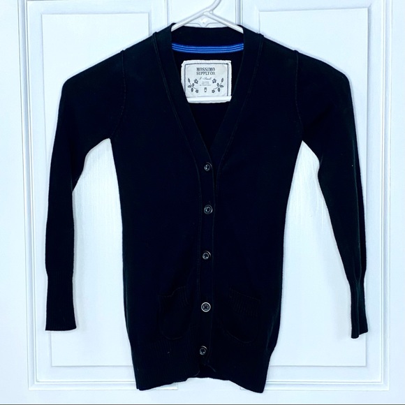 Mossimo Supply Co Black Girls Cardigan XS - Picture 1 of 3